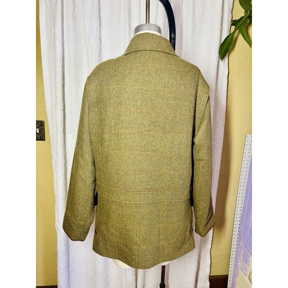 Paul Stuart Wool Tweed‎ Hunting Coat S 36/38 Chore Quilt Lined Made in England - Picture 10 of 16